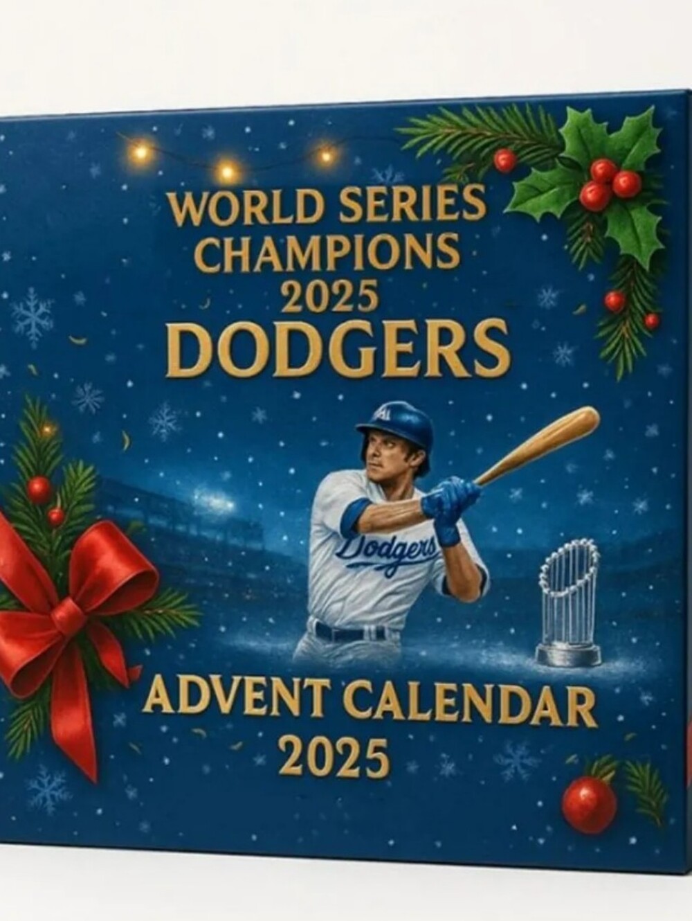 Los Angeles Dodgers 2025 World Series Champions Advent Calendar NWT